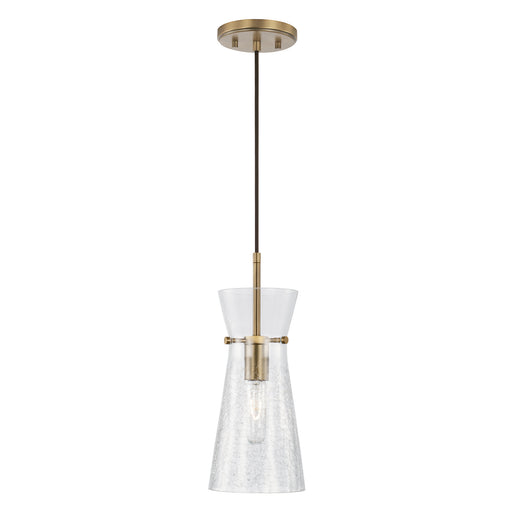 Capital Lighting - 342411AD - One Light Pendant - Independent - Aged Brass