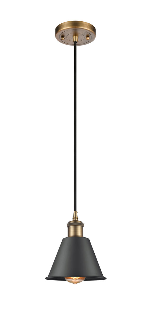 Innovations - 516-1P-BB-M8-LED - LED Mini Pendant - Ballston - Brushed Brass