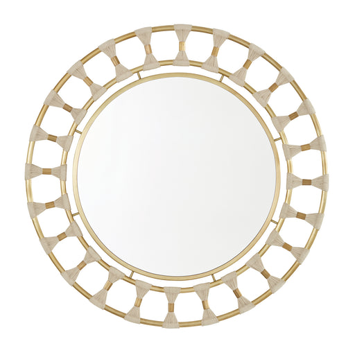 Capital Lighting - 741102MM - Mirror - Independent - Bleached Natural Rope and Patinaed Brass