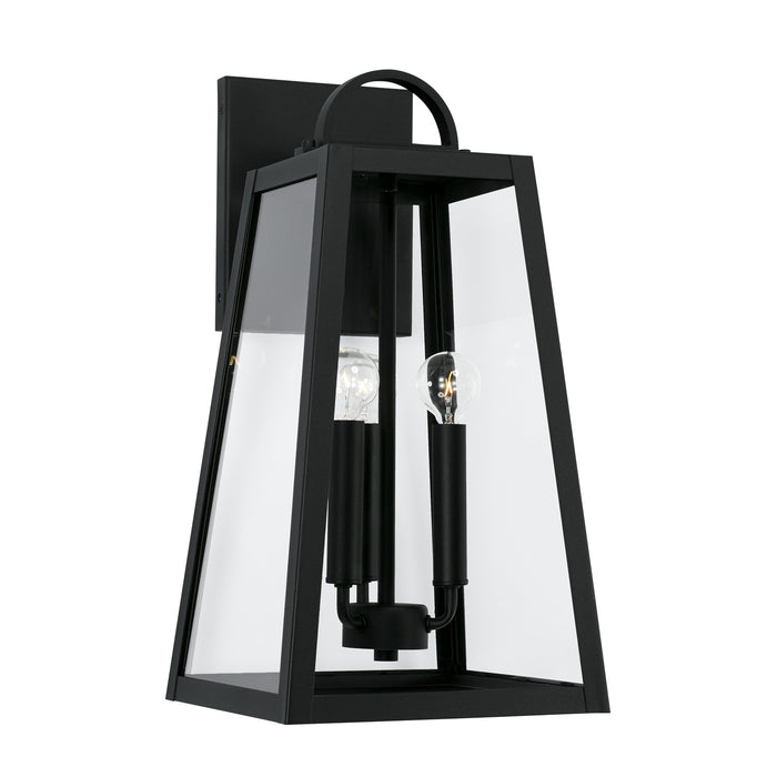 Capital Lighting - 943732BK - Three Light Outdoor Wall Lantern - Leighton - Black