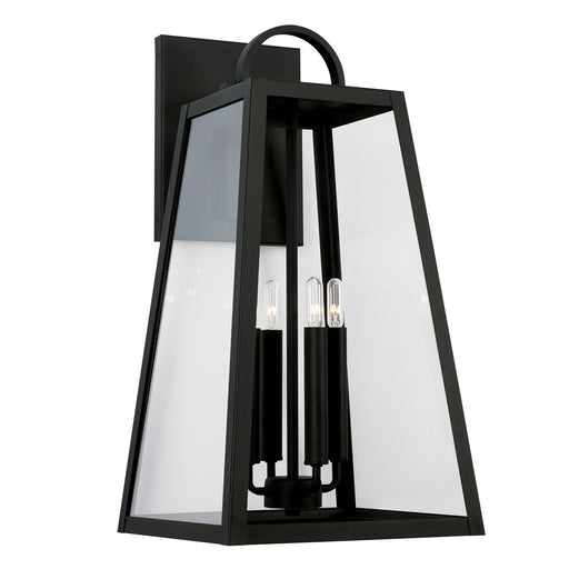 Capital Lighting - 943743BK - Four Light Outdoor Wall Lantern - Leighton - Black