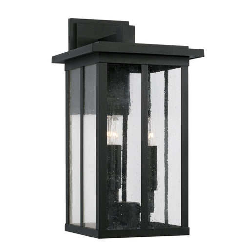 Capital Lighting - 943832BK - Three Light Outdoor Wall Lantern - Barrett - Black