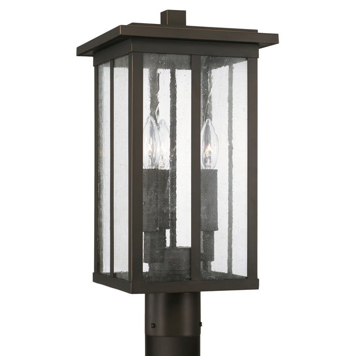 Capital Lighting - 943835OZ - Three Light Outdoor Post Lantern - Barrett - Oiled Bronze