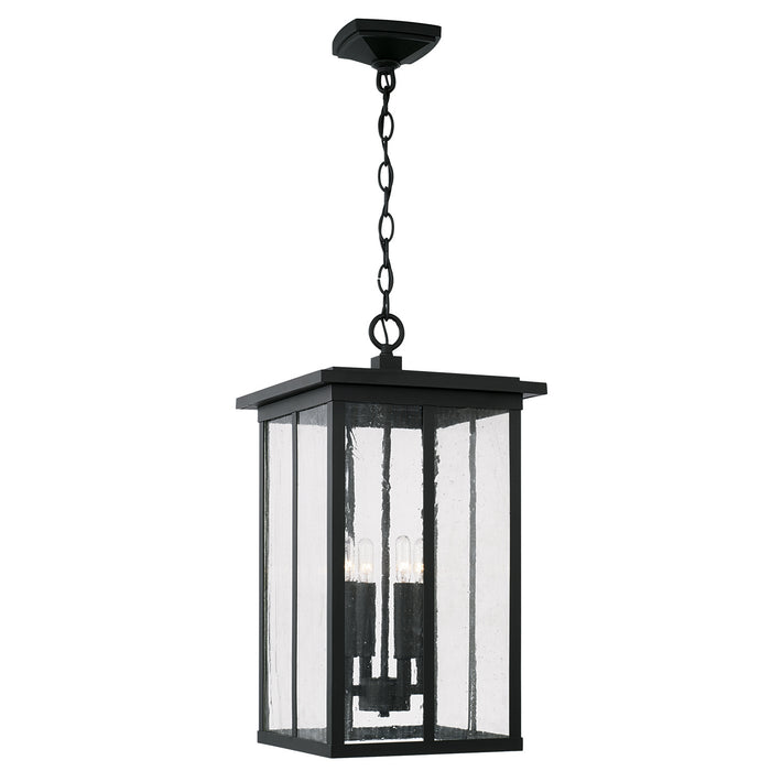 Capital Lighting - 943844BK - Four Light Outdoor Hanging Lantern - Barrett - Black