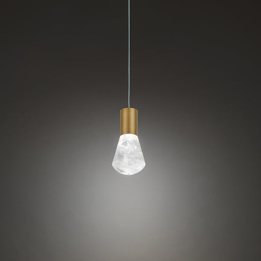 Modern Forms - PD-40106-AB - LED Pendant - Plum - Aged Brass
