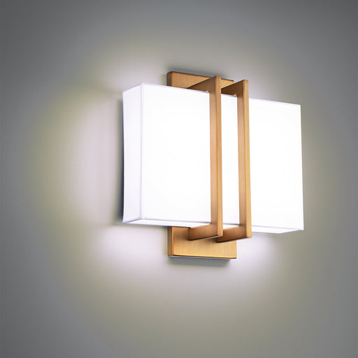 Modern Forms - WS-26111-35-AB - LED Wall Light - Downton - Aged Brass