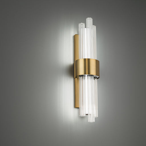 Modern Forms - WS-30118-AB - LED Bathroom Vanity - Luzerne - Aged Brass