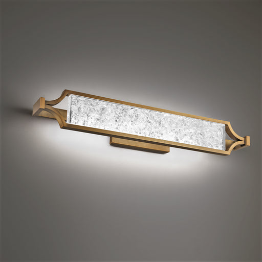 Modern Forms - WS-32128-AB - LED Bathroom Vanity - Emblem - Aged Brass