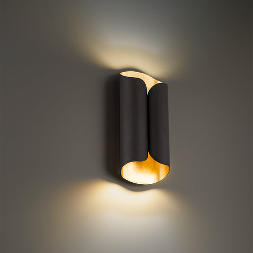 Modern Forms - WS-42114-BZ/GL - LED Wall Light - Opus - Bronze & Gold Leaf