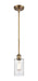 Innovations - 516-1S-BB-G802-LED - LED Mini Pendant - Ballston - Brushed Brass