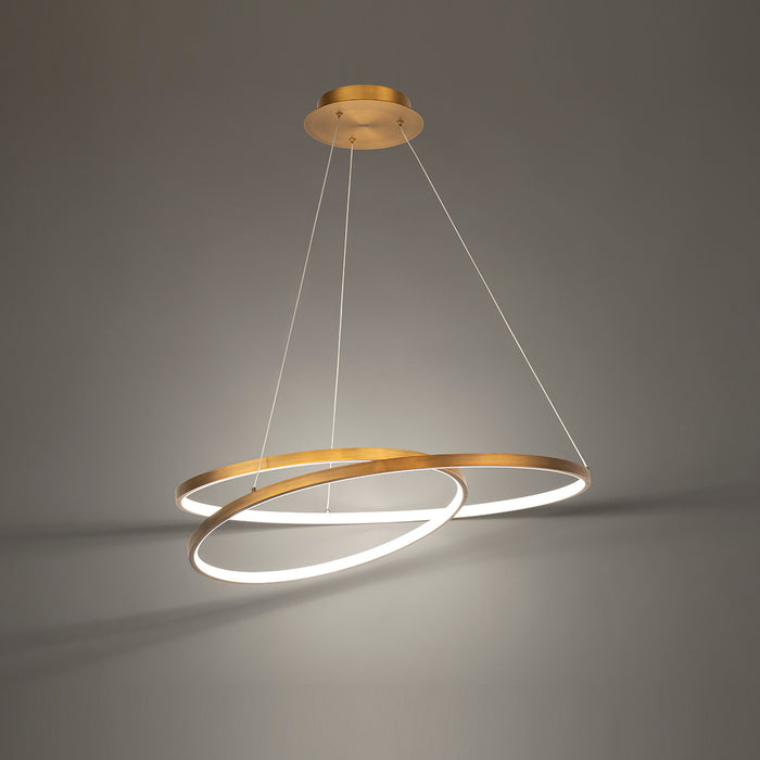 W.A.C. Lighting - PD-83128-AB - LED Pendant - Marques - Aged Brass