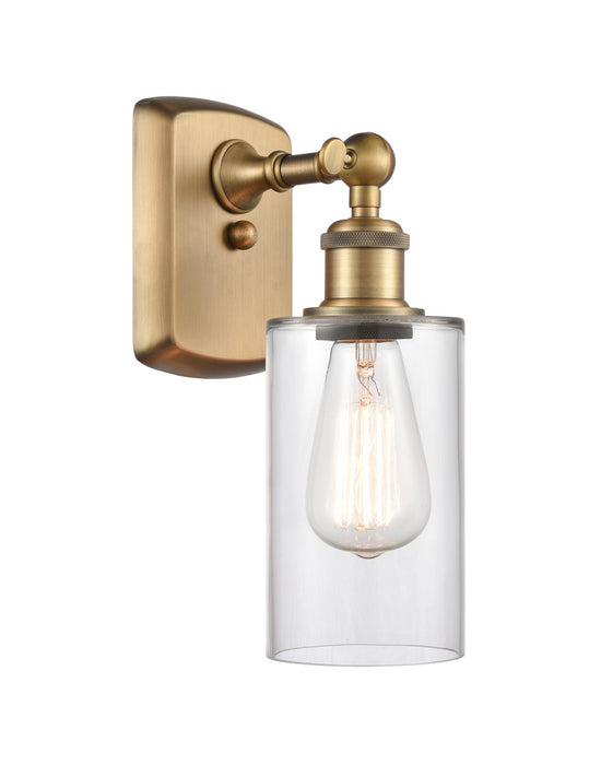 Innovations - 516-1W-BB-G802 - One Light Wall Sconce - Ballston - Brushed Brass
