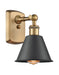 Innovations - 516-1W-BB-M8 - One Light Wall Sconce - Ballston - Brushed Brass