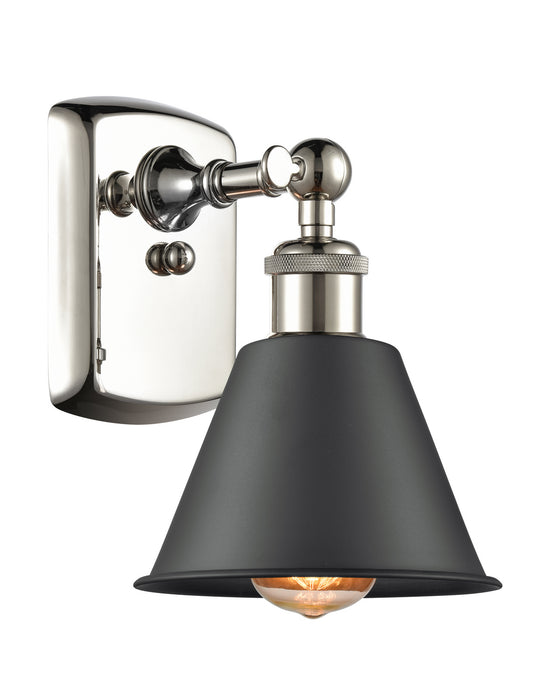 Innovations - 516-1W-PN-M8 - One Light Wall Sconce - Ballston - Polished Nickel