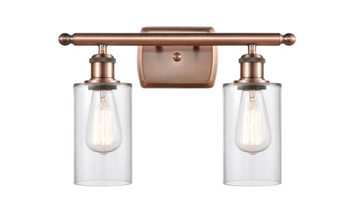 Innovations - 516-2W-AC-G802 - Two Light Bath Vanity - Ballston - Antique Copper