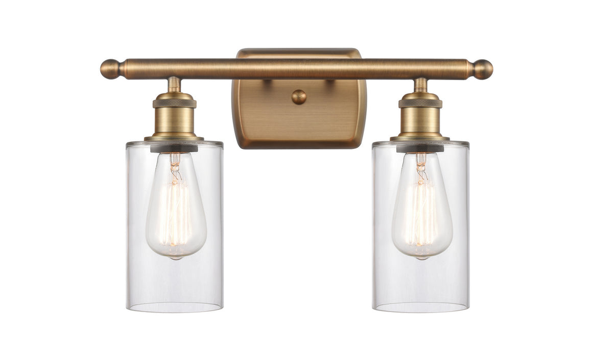 Innovations - 516-2W-BB-G802 - Two Light Bath Vanity - Ballston - Brushed Brass