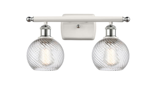 Innovations - 516-2W-WPC-G1214-6 - Two Light Bath Vanity - Ballston - White and Polished Chrome