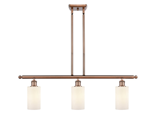 Innovations - 516-3I-AC-G801 - Three Light Island Pendant - Ballston - Antique Copper