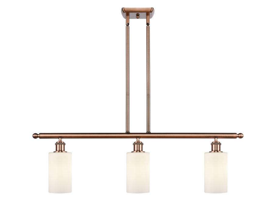 Innovations - 516-3I-AC-G801 - Three Light Island Pendant - Ballston - Antique Copper