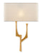 Currey and Company - 5000-0183 - One Light Wall Sconce - Antique Gold Leaf