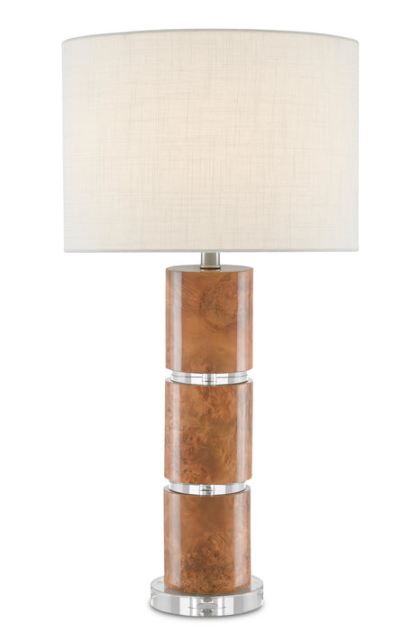 Currey and Company - 6000-0679 - One Light Table Lamp - Birdseye Maple Veneer