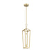 Alora - PD317120NB - LED Pendant - Delphine - Natural Brass