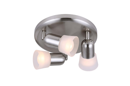 Canarm - ICW5351 - Three Light Ceiling/Wall Mount - Omni - Brushed Pewter