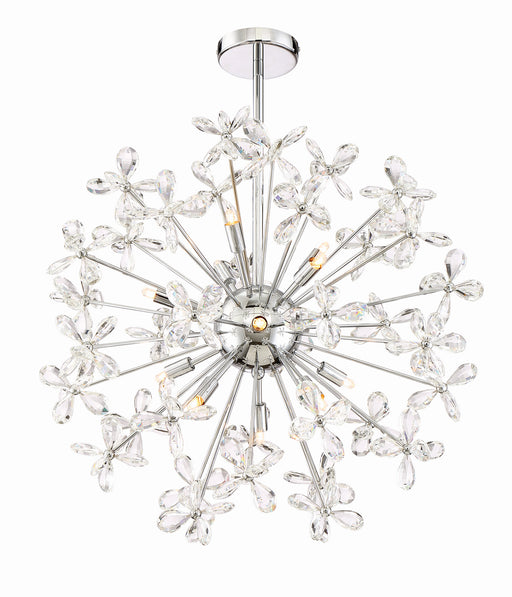 Zeev Lighting - CD10206-12-CH - Chandelier - Adelle - Chrome With Crystal