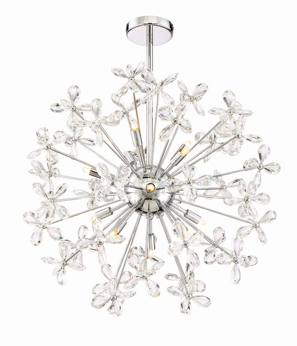 Zeev Lighting - CD10206-12-CH - Chandelier - Adelle - Chrome With Crystal
