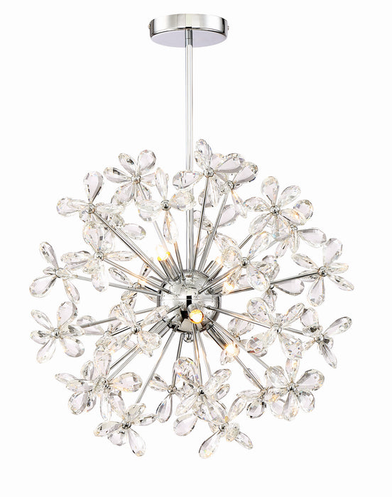 Zeev Lighting - CD10207-8-CH - Chandelier - Adelle - Chrome With Crystal