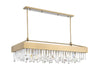 Zeev Lighting - CD10239-12-AGB - Chandelier - Cuspis - Aged Brass With Custom Moulded Crystals