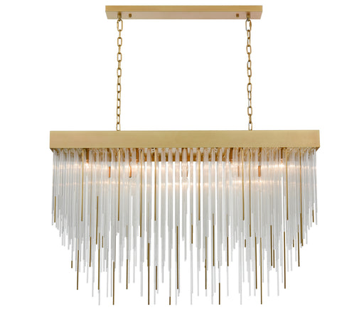 Zeev Lighting - CD10330-17-AGB - Chandelier - Waterfall - Aged Brass-Frame Only