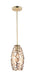 Zeev Lighting - MP40024-1-SG - Mini Pendant - Helios - Matte Gold