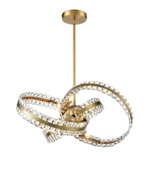 Zeev Lighting - P30096-6-AGB - Pendant - Knot - Aged Brass