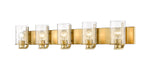 Z-Lite - 492-5V-OBR - Five Light Vanity - Beckett - Olde Brass