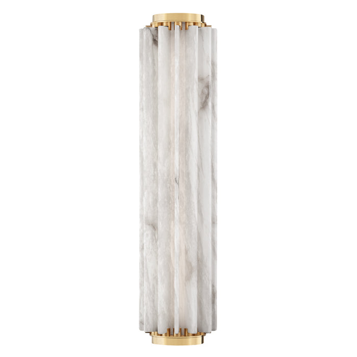 Hudson Valley - 6024-AGB - LED Wall Sconce - Hillside - Aged Brass