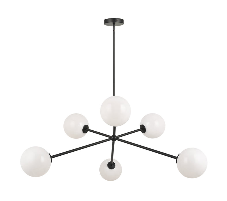 Matteo Lighting - C81706BKOP - Chandelier - Novo - Black