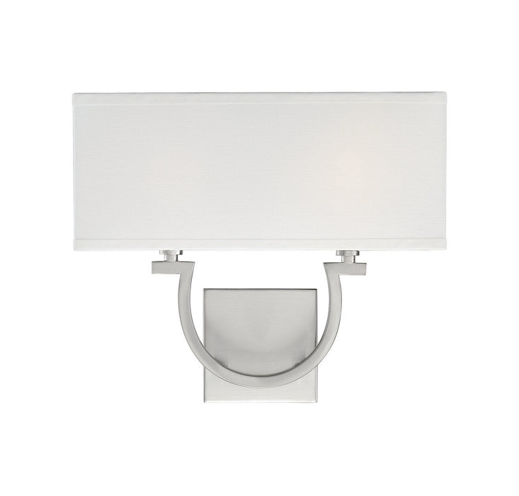 Savoy House - 9-998-2-SN - Two Light Wall Sconce - Rhodes - Satin Nickel