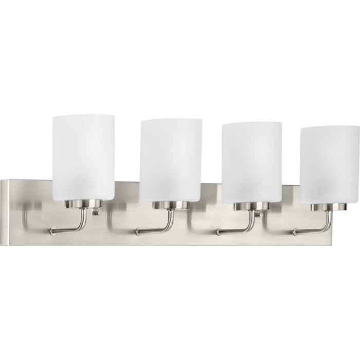 Progress Lighting - P300330-009 - Four Light Bath Bracket - Merry - Brushed Nickel