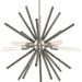 Progress Lighting - P400270-009 - Five Light Chandelier - Thorpe - Brushed Nickel