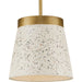 Progress Lighting - P500313-175 - One Light Pendant - Terrazzo - Distressed Brass