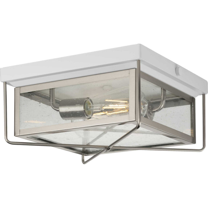 Progress Lighting - P550069-135 - Two Light Flush Mount - Barlowe - Stainless Steel