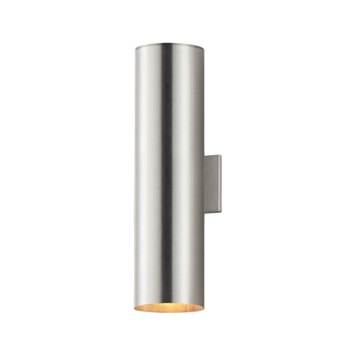 Maxim - 26109AL - Two Light Outdoor Wall Lantern - Outpost - Brushed Aluminum