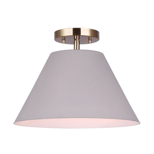 Canarm - ISF1076A01MGG - Semi Flush Mount - Gold and matte grey