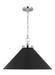 Generation Lighting - CP1311MBKPN - One Light Pendant - Chapman & Myers - Midnight Black