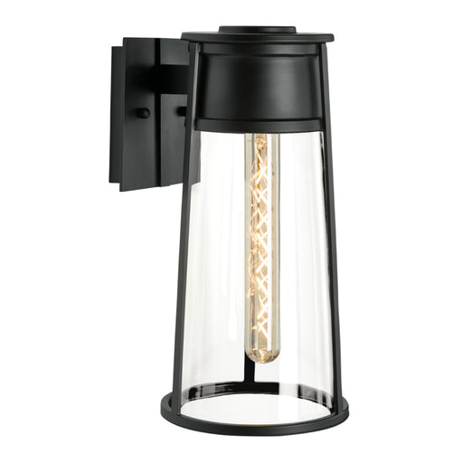 Norwell Lighting - 1245-MB-CL - One Light Wall Sconce - Cone Outdoor Large - Matte Black