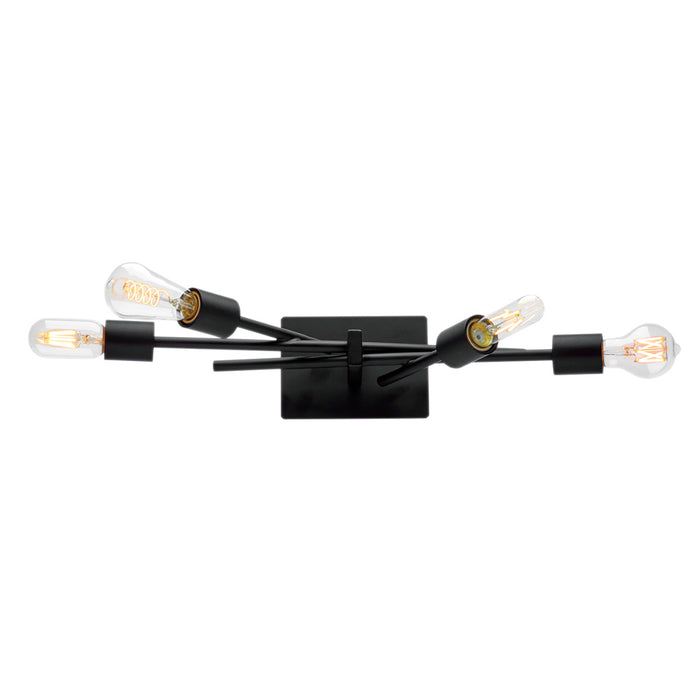 Norwell Lighting - 9750-MB-NG - Three Light Wall Sconce - Stick 3 Light - Matte Black