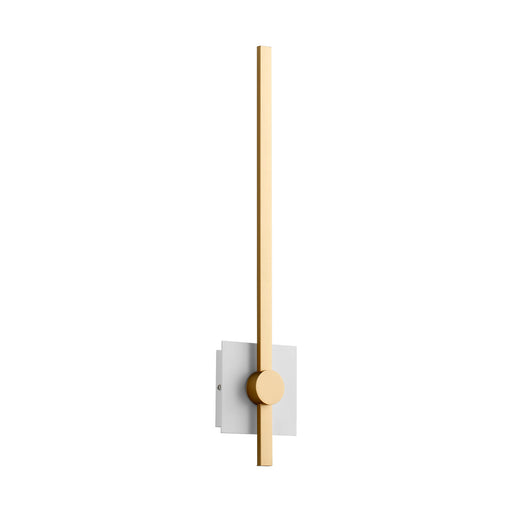 Oxygen - 3-50-650 - LED Wall Sconce - Zora - White/Industrial Brass