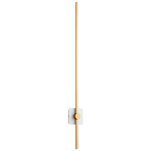Oxygen - 3-52-650 - LED Wall Sconce - Zora - White/Industrial Brass