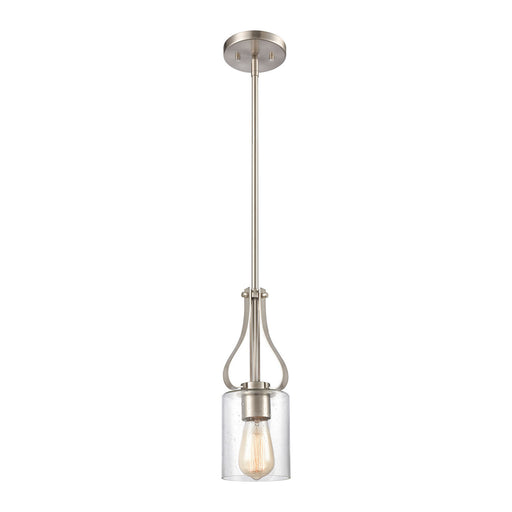 Thomas Lighting - CN300152 - One Light Mini Pendant - Market Square - Brushed Nickel